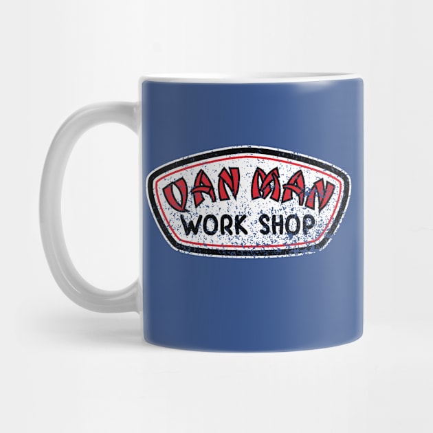 Van Man Work Shop, distressed by CampWestfalia